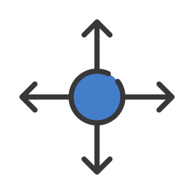 İnce Yön Okları web simgesi çizimi