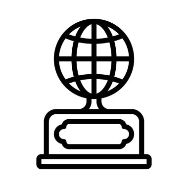 Genel Ödül Web simgesi vektör çizimi