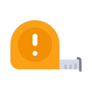 Risk Ölçüm simgesi, vektör illüstrasyonu basit tasarım