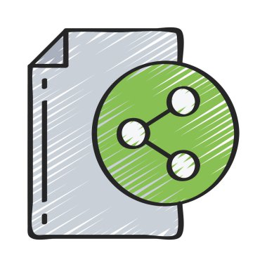 Web simge vektör çizim paylaşmak                       