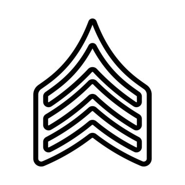 Çavuş Web simgesi vektör illüstrasyonu