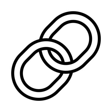 Hyperlink Links web simgesi vektör çizimi