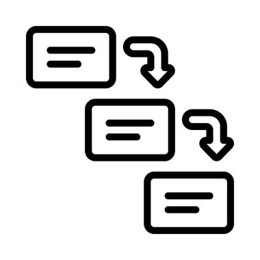 Şelale Geliştirme Web simgesi vektör çizimi