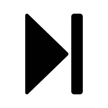 Arrow web simgesi vektör illüstrasyonunu atla