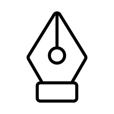 Kalem aracı simgesi, vektör çizim