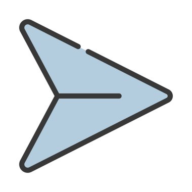 Ok Web simgesi vektör illüstrasyonunu gönder