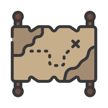 harita web simgesi vektör illüstrasyonu                           