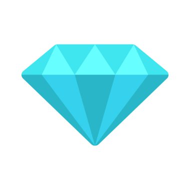 Beyaz arkaplanda web tasarımı için elmas vektör simgesi