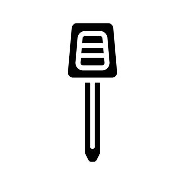 Otomobil Anahtarı ikon vektör çizimi