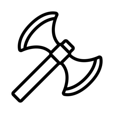 Axe araç simgesi, vektör illüstrasyonu