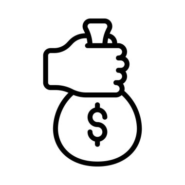 Kredi ikonu vektör illüstrasyon tasarımını ver