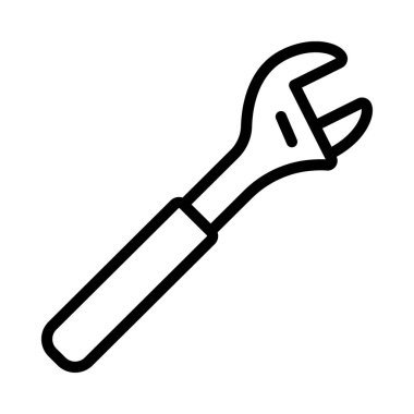 Anahtar araç simgesi, düz biçim