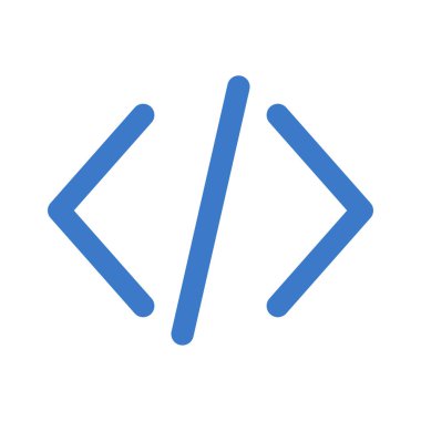 Kodlama Okları web simgesi vektör çizimi