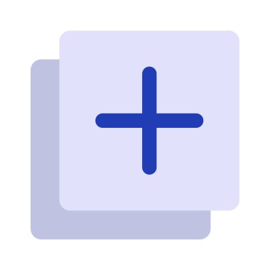 Yeni Artı İşareti Basit Vektör İllüstrasyonu