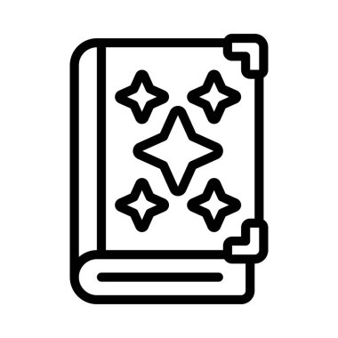 kitap simgesi, vektör illüstrasyonu basit tasarım