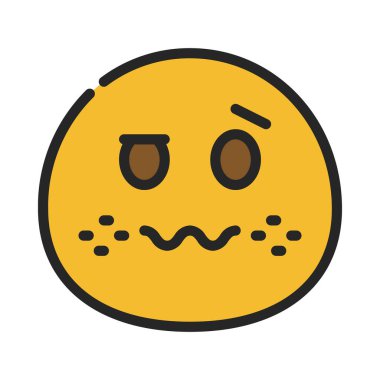 Sersemletici Simge Basit Vektör İllüstrasyonu