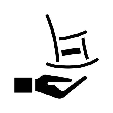 Emeklilik Simgesi Basit Vektör İllüstrasyonu Ver