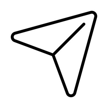 Sağ Ok web simgesi vektör resimlemesi gönder