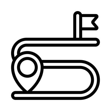 Bayrak Web simgesi vektör illüstrasyonuna Yönlendir