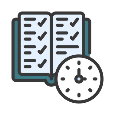 Kitap simgesi aç, vektör illüstrasyonu