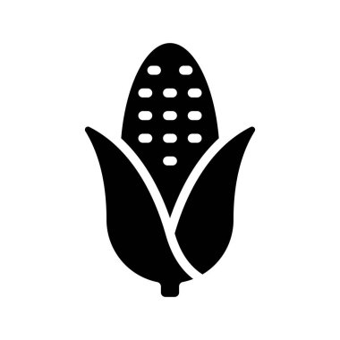 mısır bitkisi vektör düz simgesi