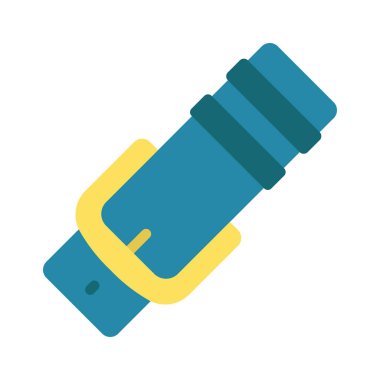 Kemer yassı simgesi, vektör illüstrasyonu 