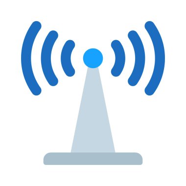 Wi-Fi sinyal vektör simgesi. Sinyal Kulesi         