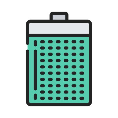 Telefon Bataryası Web simgesi vektör çizimi