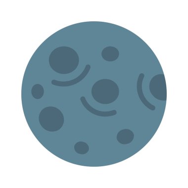 Gezegen web simgesi vektör illüstrasyonu