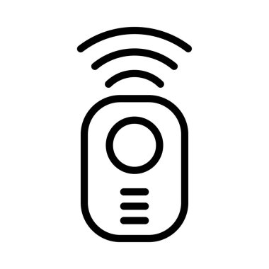 Düğme Anahtarı simgesi, vektör illüstrasyonu basit tasarım