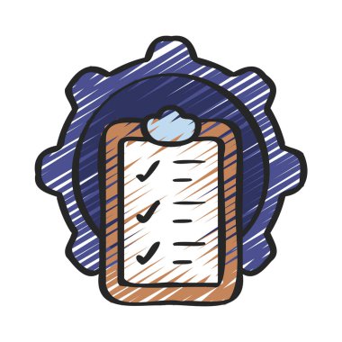 Pano simgesi, vektör illüstrasyonu basit tasarım