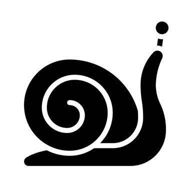 Salyangoz Web simgesi basit tasarım