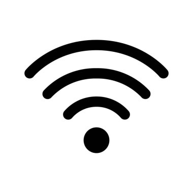 wifi işaret simgesi vektör illüstrasyonu