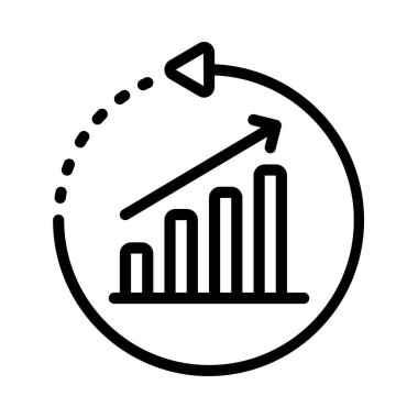 İyi Dönüştürme Hızı web simgesi vektör çizimi
