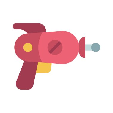 Ray Gun web simgesi vektör illüstrasyonu