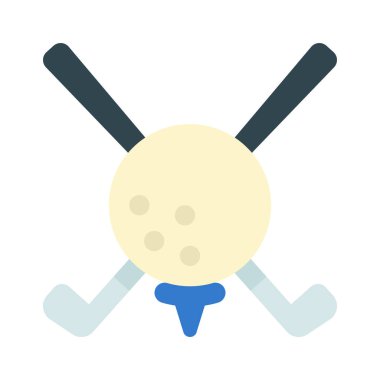 Çapraz Kulüpler Topları Logo vektör illüstrasyonu