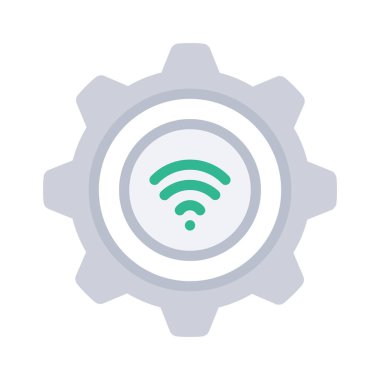 Akıllı Ayarlar ikon vektör çizimi 