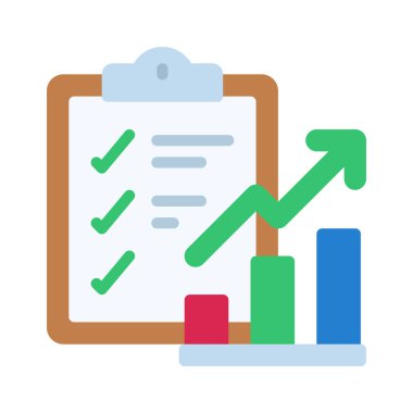 Büyüme Planı web simgesi vektör çizimi