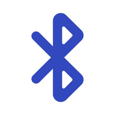  Bluetooth Düğmesi vektör illüstrasyonu 