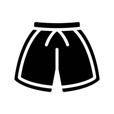 Sports Shorts ikon vektör illüstrasyon tasarımı