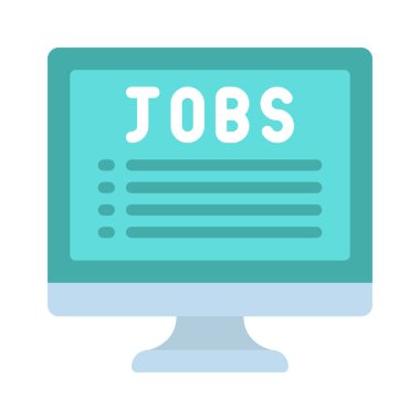 İş Tahtası Çevrimiçi simge vektör çizimi tasarımı