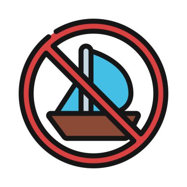 Yelken simgesi vektör çizimi yok