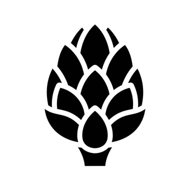 Enginar simgesi vektör illüstrasyon tasarımı