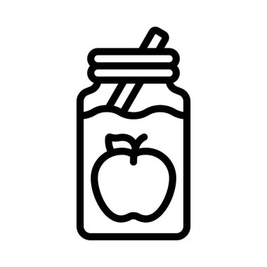 meyve suyu ikonu vektör illüstrasyon tasarımını temizle