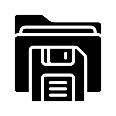 Dizin simgesini, vektör illüstrasyonunu kaydet 