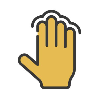 Düz simge, vektör illüstrasyonuName 