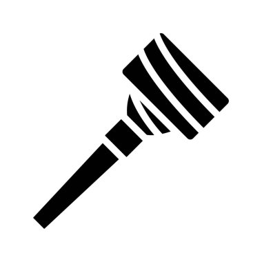 Doğum günü Blower Toy düz simgesi, vektör illüstrasyonu 