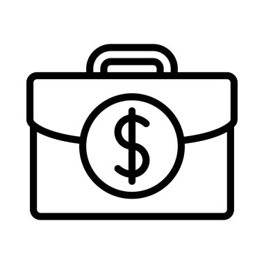 İş Para ikonu vektör illüstrasyonu