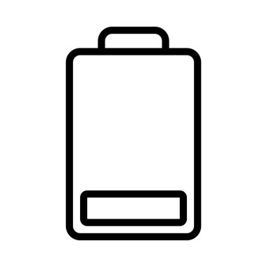 Düşük Batarya Ağ ikonu vektör çizimi