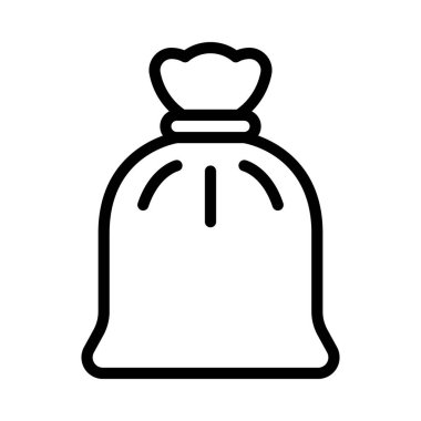Garbage Bag icon, vector illustration simple design